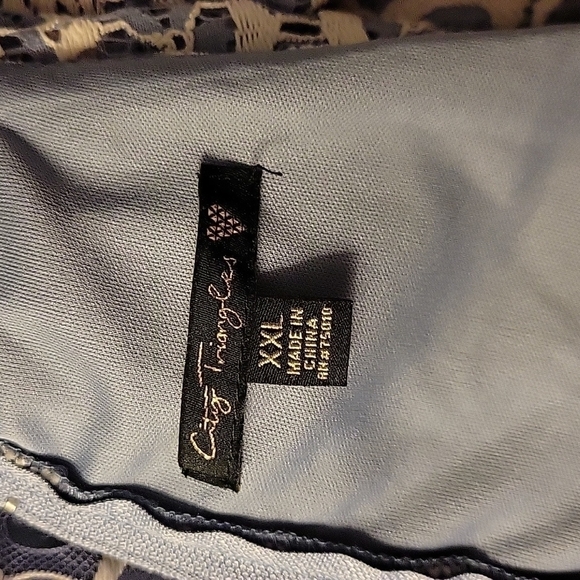 CITY TRIANGLES Coquette Sleeveless Halter Lace Fit & Flare Above Knee Dress - Picture 9 of 10